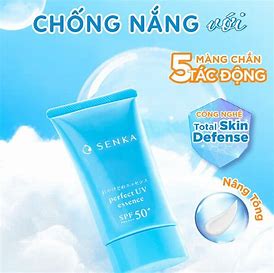 Tinh Chất Chống Nắng Senka Nâng Tông Sáng Mượt Da Dầu 50g